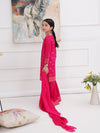 Shocking Pink Shirt With Gharara