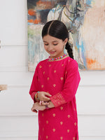 Shocking Pink Shirt With Gharara