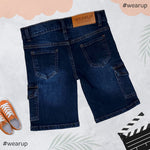 Flop Pocket Blue Denim Short