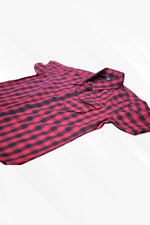 Red Check Flap Pocket Shirt