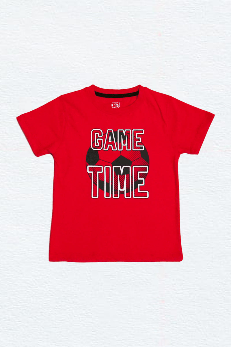 Game Time Printed Tshirt